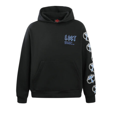 Lost MITT Hoodie Black/Blue
