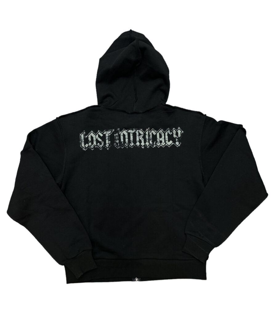 Lost Intricacy "Staff" Black Zip Up Hoodie - Image 2