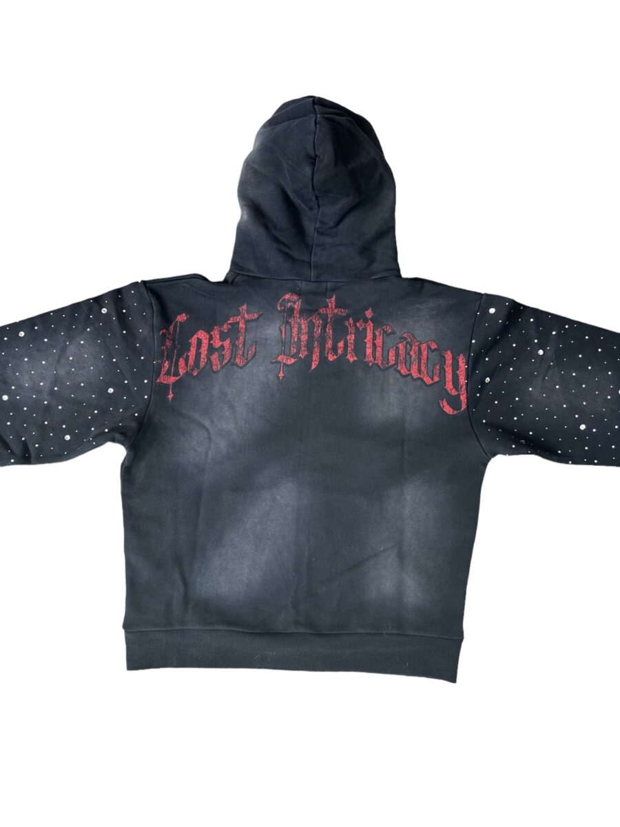 Lost Intricacy "Evil Wing" Zip Up Hoodie - Image 2