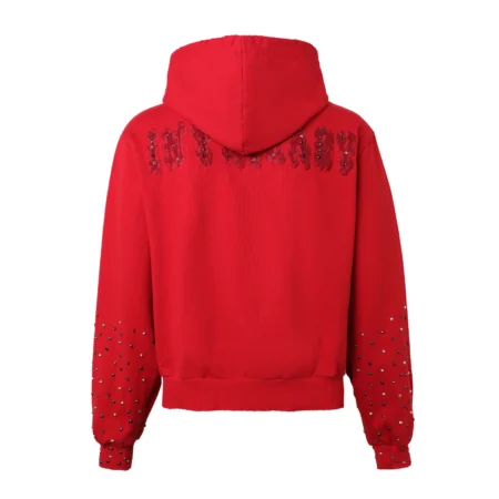 Crimson Patch Zip Up