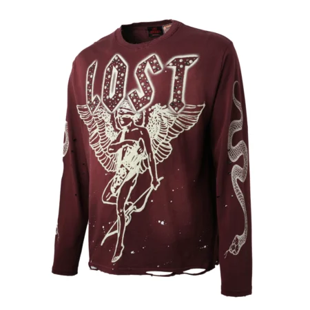 Lost Intricacy Maroon Lost Angel Long Sleeve